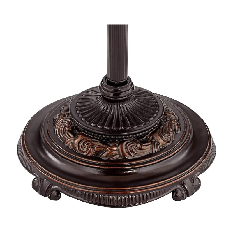 Barnes and Ivy Astor Bronze Tortoise Shell 4-Light Floor Lamp