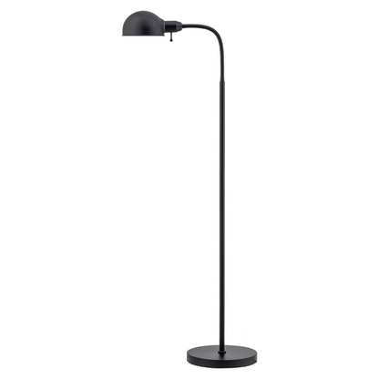 O'Bright Nova Gooseneck Adjustable Floor Lamp - Matte Black