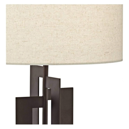 Pacific Coast Lighting Deville Geometric Bronze Table Lamp