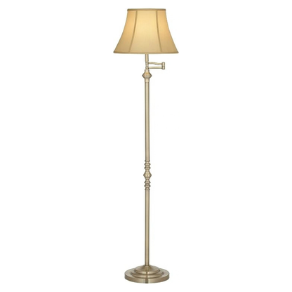 Regency Hill Montebello Brass Swing Arm Floor Lamp